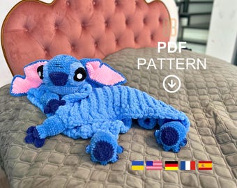 Wzór na zabawkę w postaci kocyka szydełkowego | Samouczek PDF Amigurumi