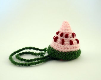 Crochet Watermelon Pet Hat: Custom Lizard, Hamster, Rat