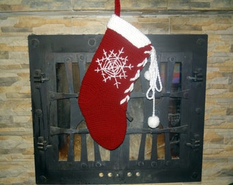 Christmas stockings, Hand Crochet Christmas stocking, Crochet Christmas stocking, Christmas stocking unique, Christmas hanging decorations
