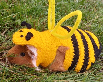 Guinea pig costume, Geco bee costume, Guinea pig clothes,  Bee costume for guinea pig, costume for rat, rat clothes, bearded dragon