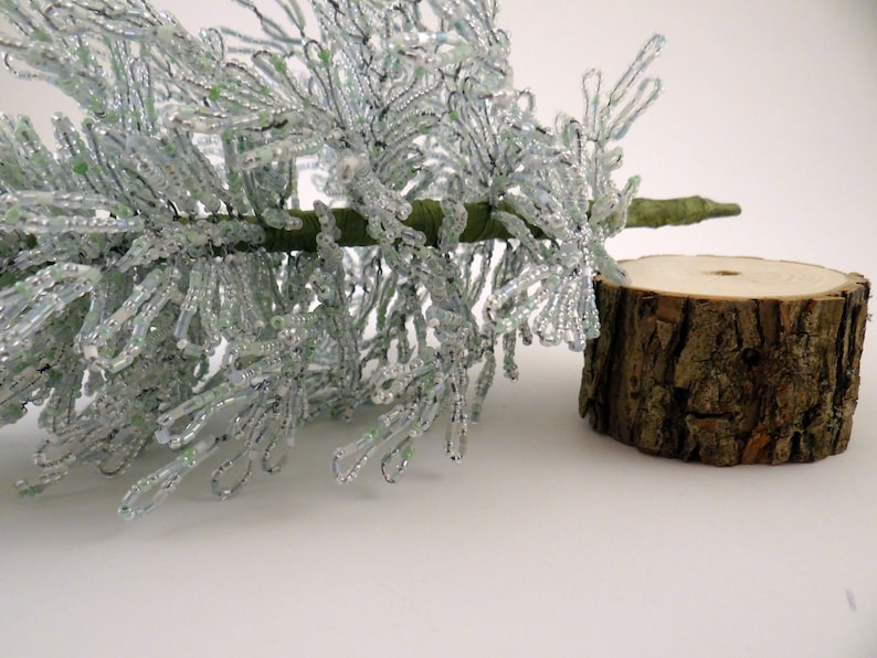 Beaded Christmas Tree Wire Sculpture Wire Christmas Tree Etsy