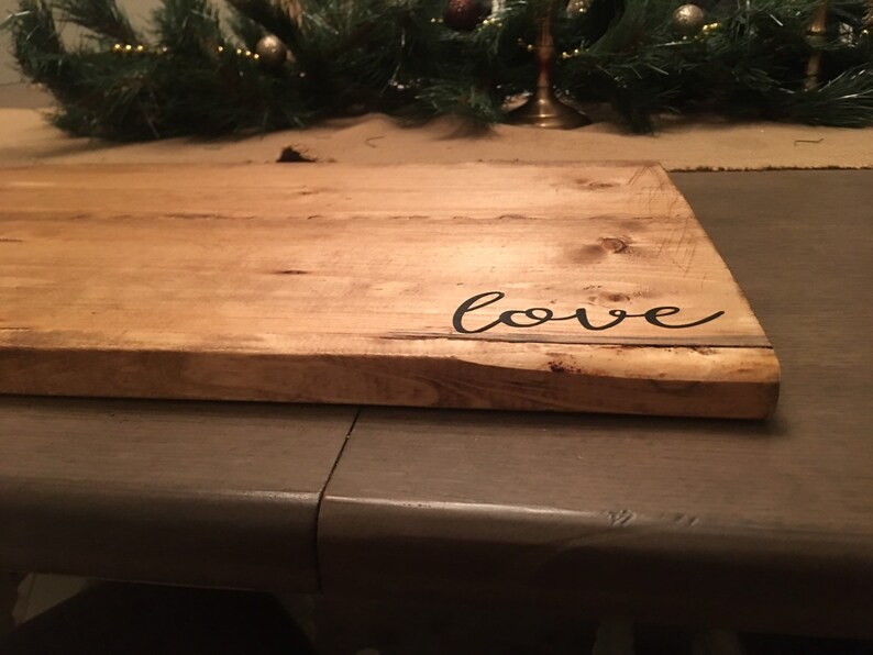 Rustic wooden charger plates/placemats set of 4 Etsy