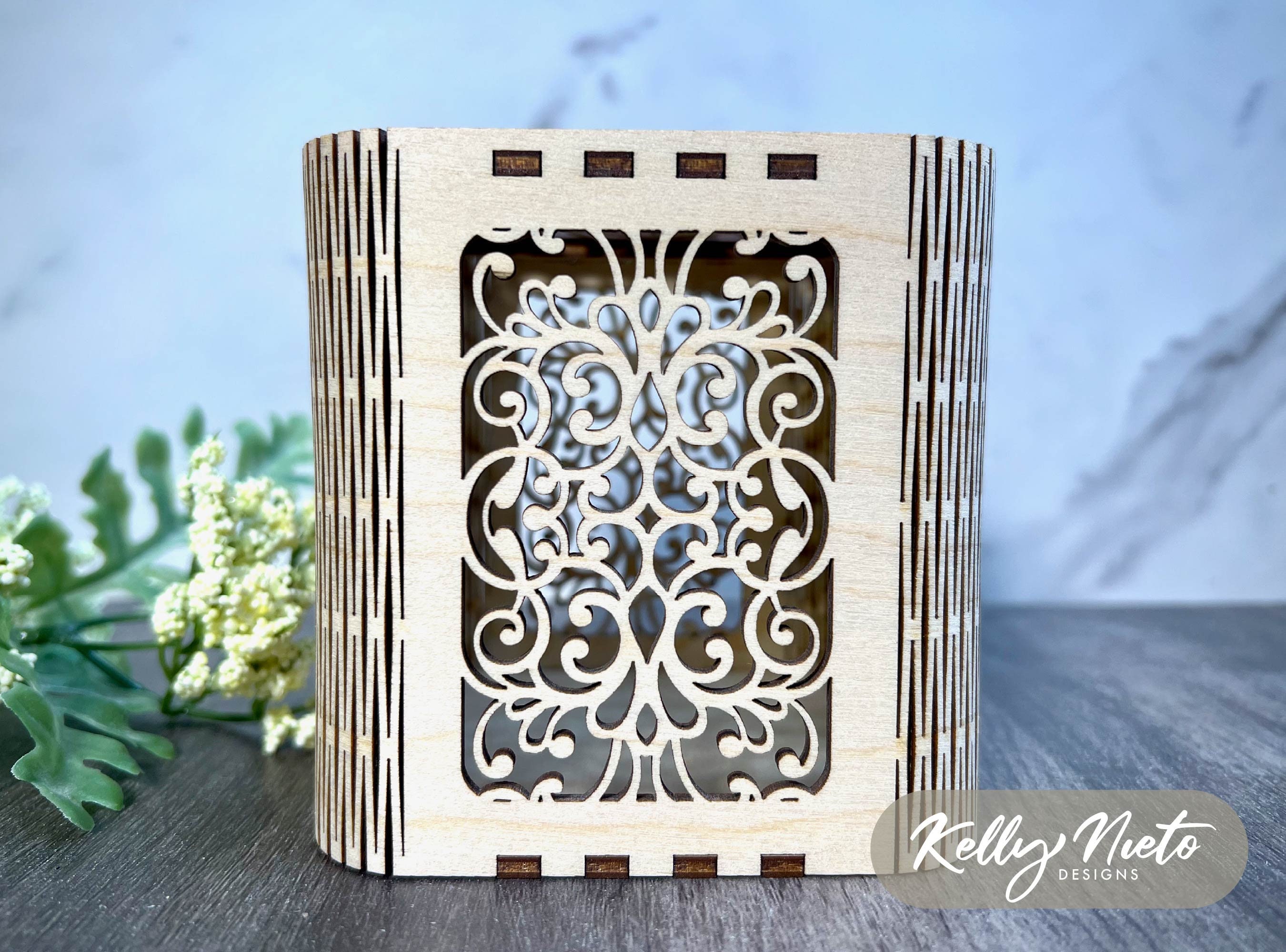 Laser Cut Wooden Gift Box SVG Bundle | Glowforge File (digital Download ...