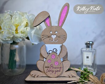 Easter Basket Gift Card Holder SVG File D173 - Easter Bunny SVG Cut ...