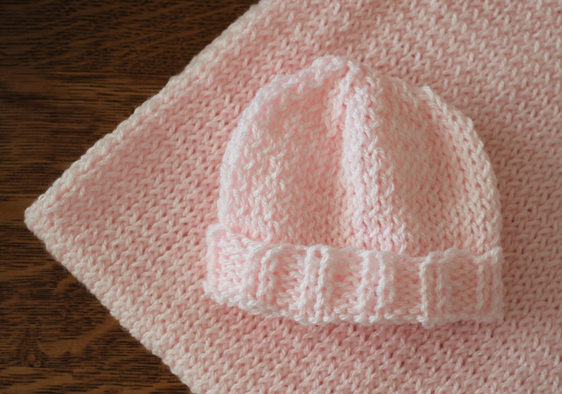 Hand Knit Baby Blanket the Classics Etsy