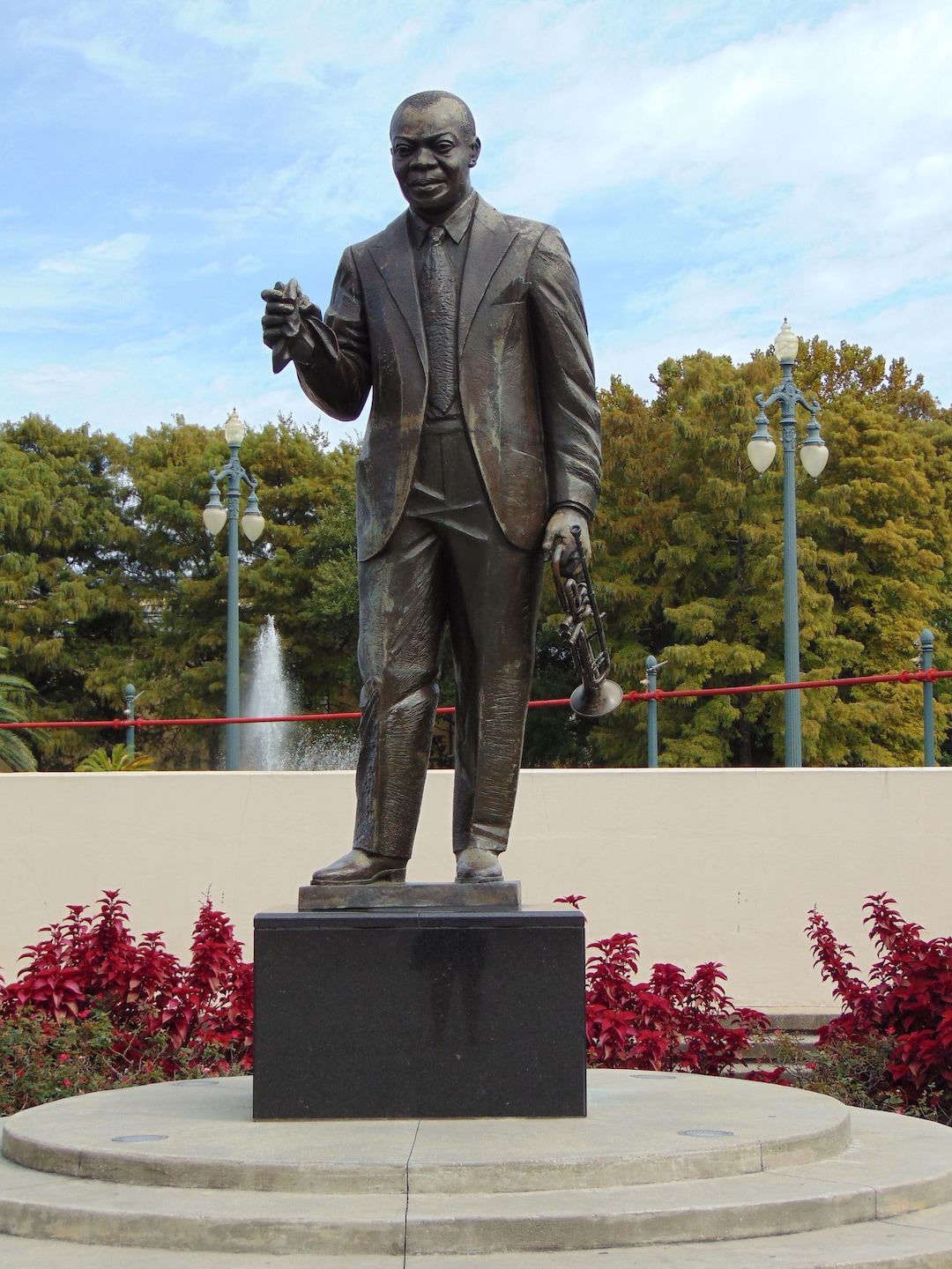 Louis Armstrong Statue at Louis Armstrong Park in New Orleans Etsy