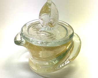 Jarra cubierta de cristal de Murano Attr Archimede Seguso años 70