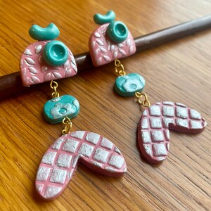 Sectioned Fish Dangle-Studs