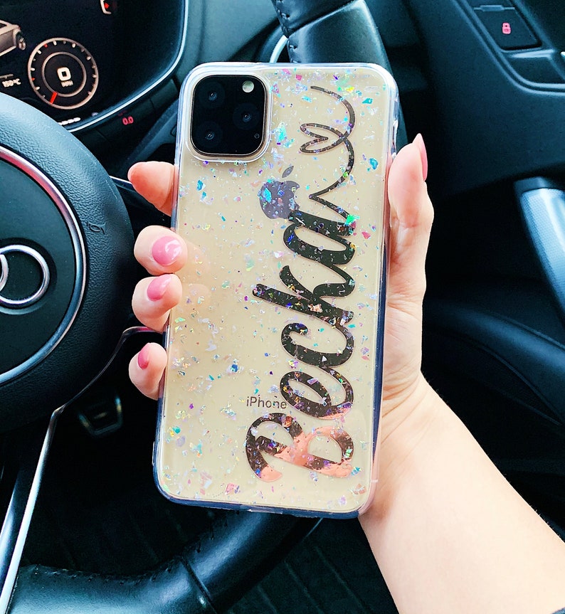 Holographic Opalescent Flakes Iphone Case XR Iphone XS Max Etsy