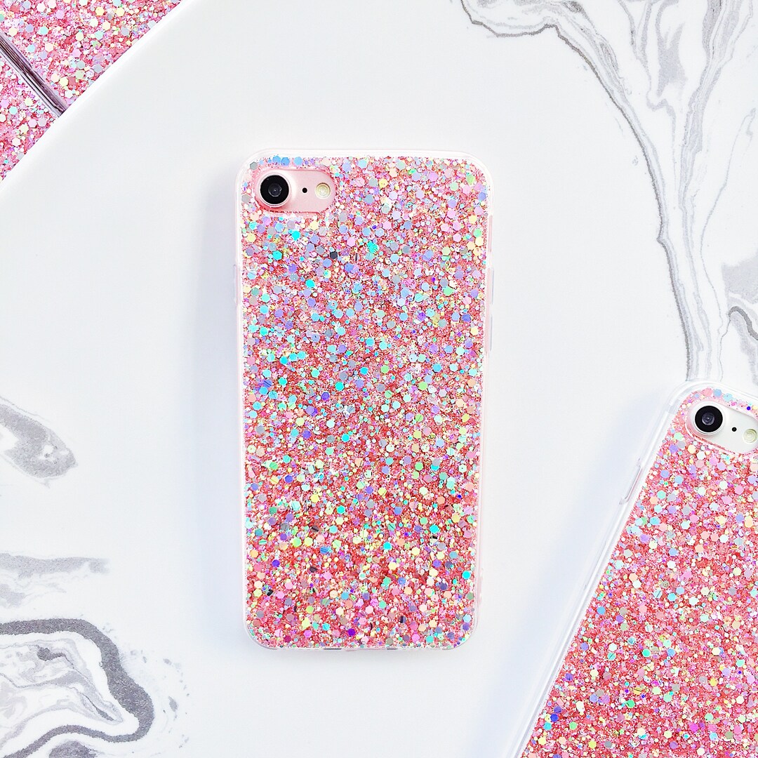 Pink Glitter MagSafe Phone Case