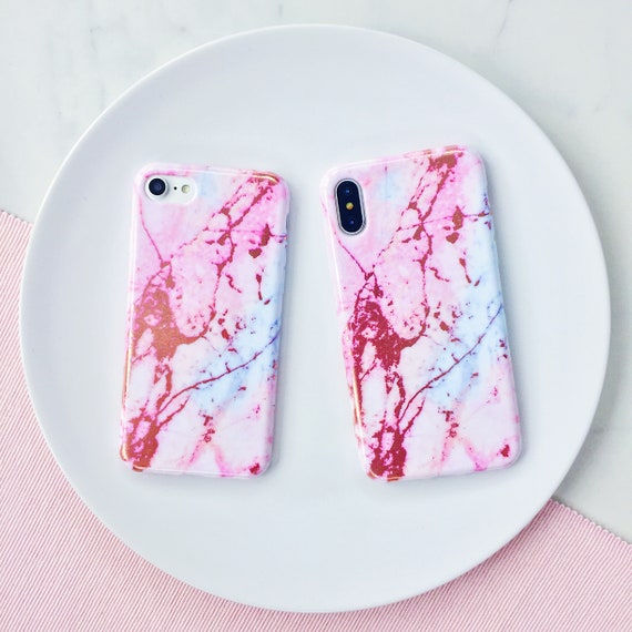 Pink Rose Gold Iphone Case Iphone 6 Case Iphone 6s Case Etsy