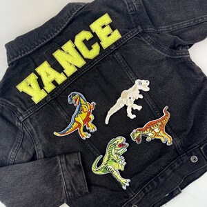 Dinosaur Jean Jacket - Etsy
