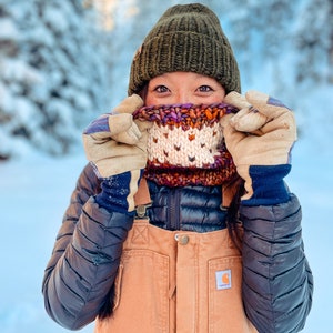 KNITTING PATTERN Winterfell Cowl Easy Beginner Colorwork - Etsy