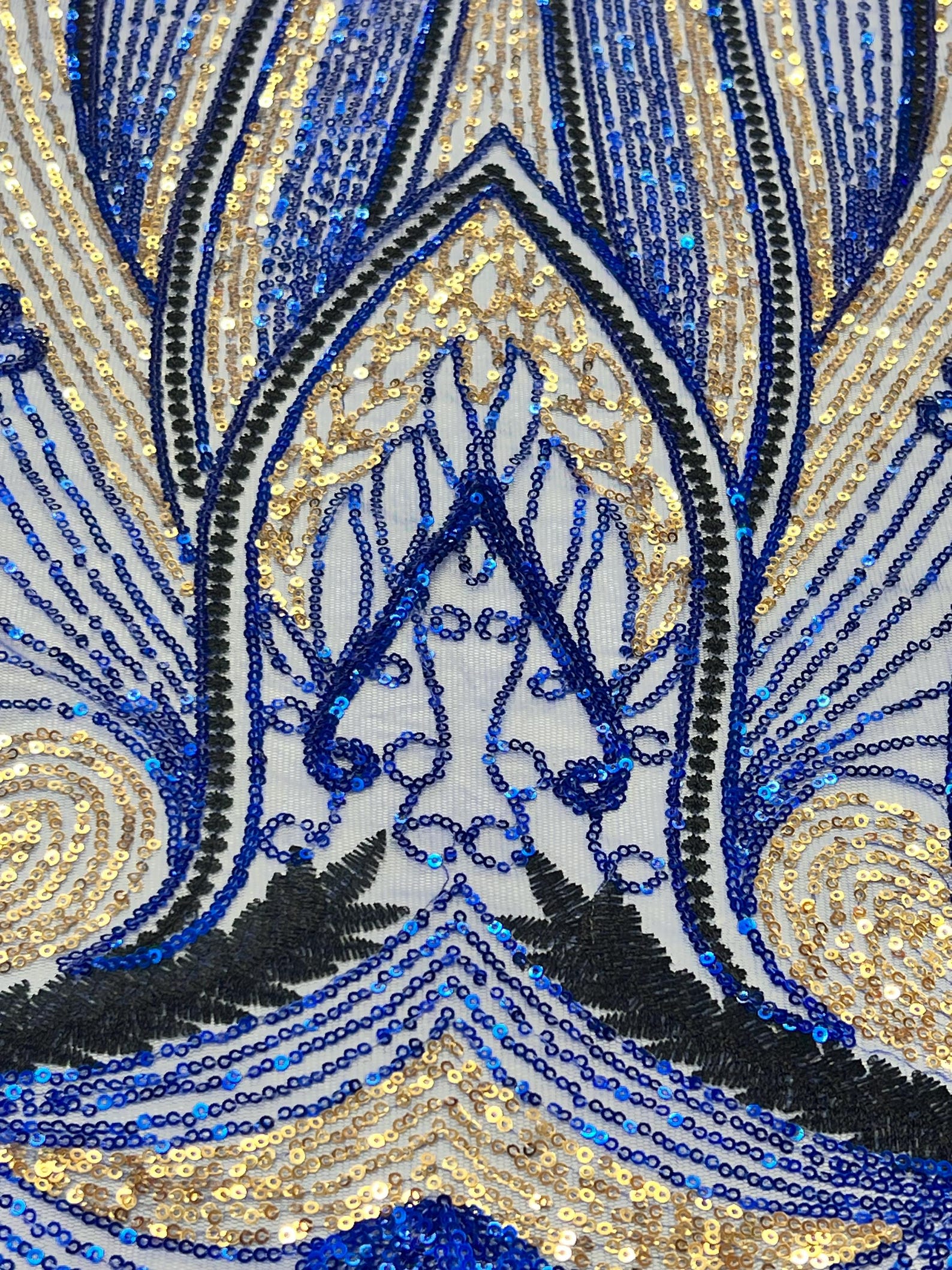 Border Design Unique Royal Pattern Sequin and Embroidery Design in ...