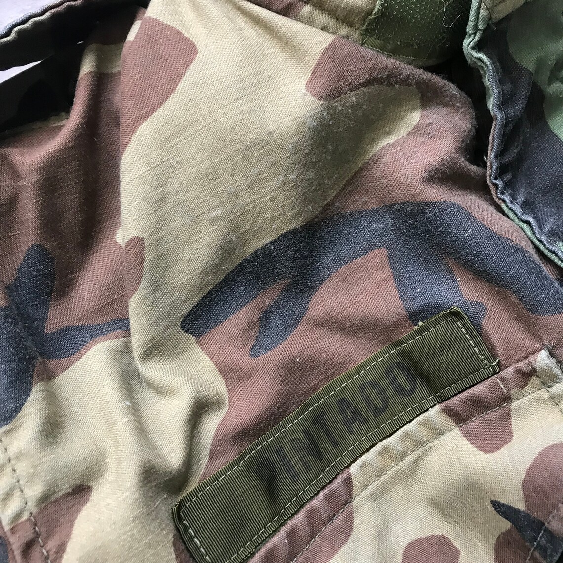 Vintage US Army Issue Camo Military Field Jacket Cold | Etsy