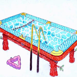 POOL TABLE. (A4)