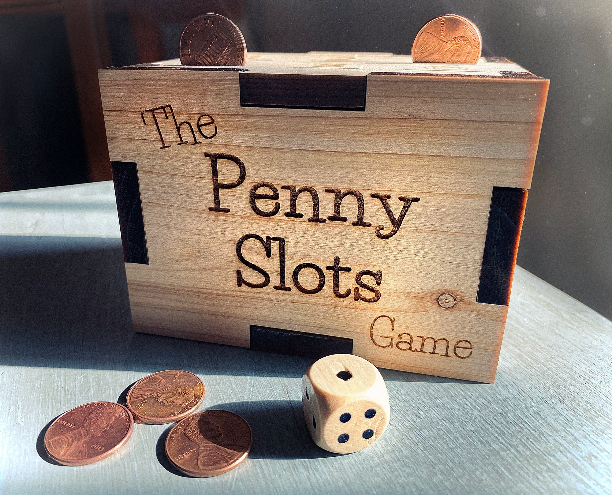 Penny Game, Penny Box Game, Get Rid of Your Coins to Win, Family Fun