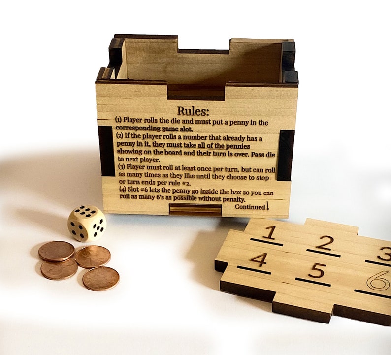 Penny Game, Penny Box Game, Get Rid of Your Coins to Win, Family Fun