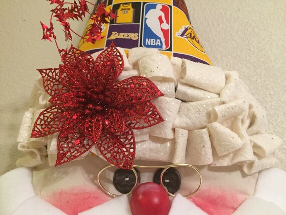 Santa Claus La Lakers Etsy