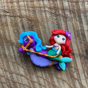 Ariel Riding the SeaHorse Pin