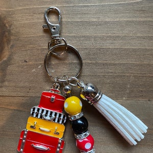 Mickey Luggage Keychain