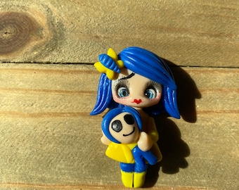 Coraline and Doll Pin