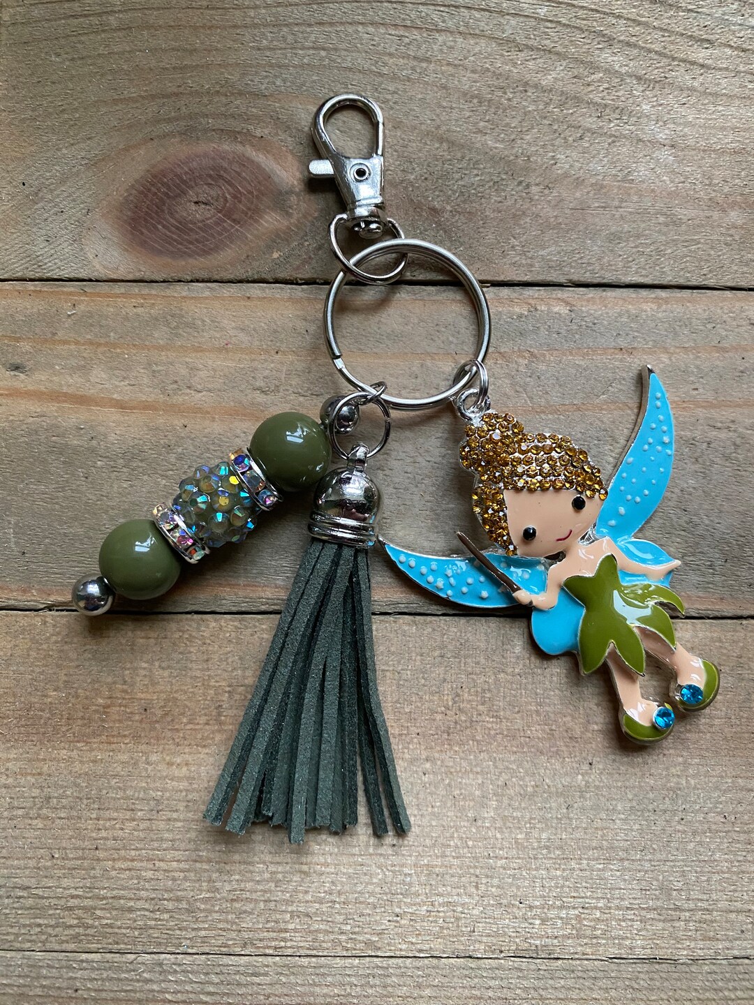 Tinkerbell Keychain Etsy
