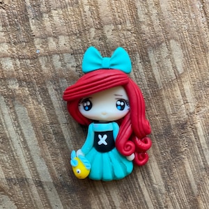 Ariel with Bow Pin