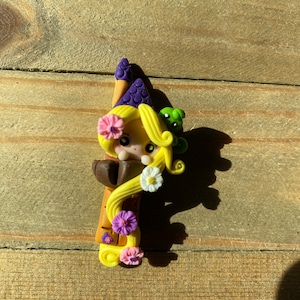 Rapunzel in Tower Pin