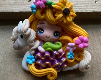 Spilla di Rapunzel e i suoi amici
