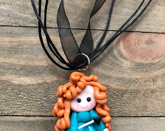 Merida Ribbon Necklace