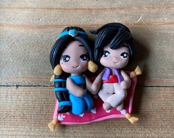 Aladdin en Jasmine op Tapijtspeld