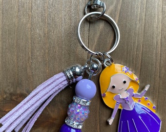 Rapunzel Keychain