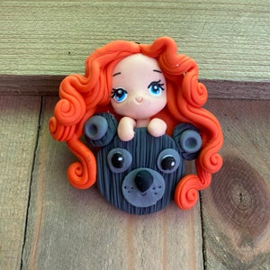 Merida and Bear Pin
