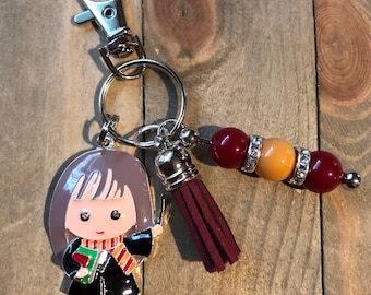 Girl Wizard Keychain