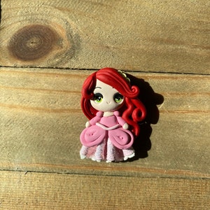 Ariel in Pink Dress Pin
