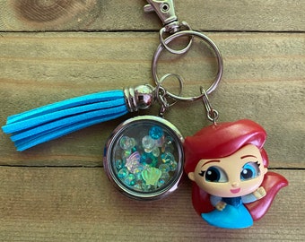 Ariel in Blue Dress Doorable Keychain