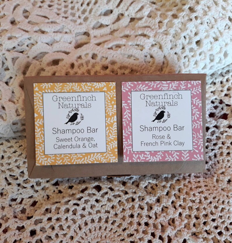 Shampoo Bars gift set Rose and French Clay & Sweet Orange Etsy