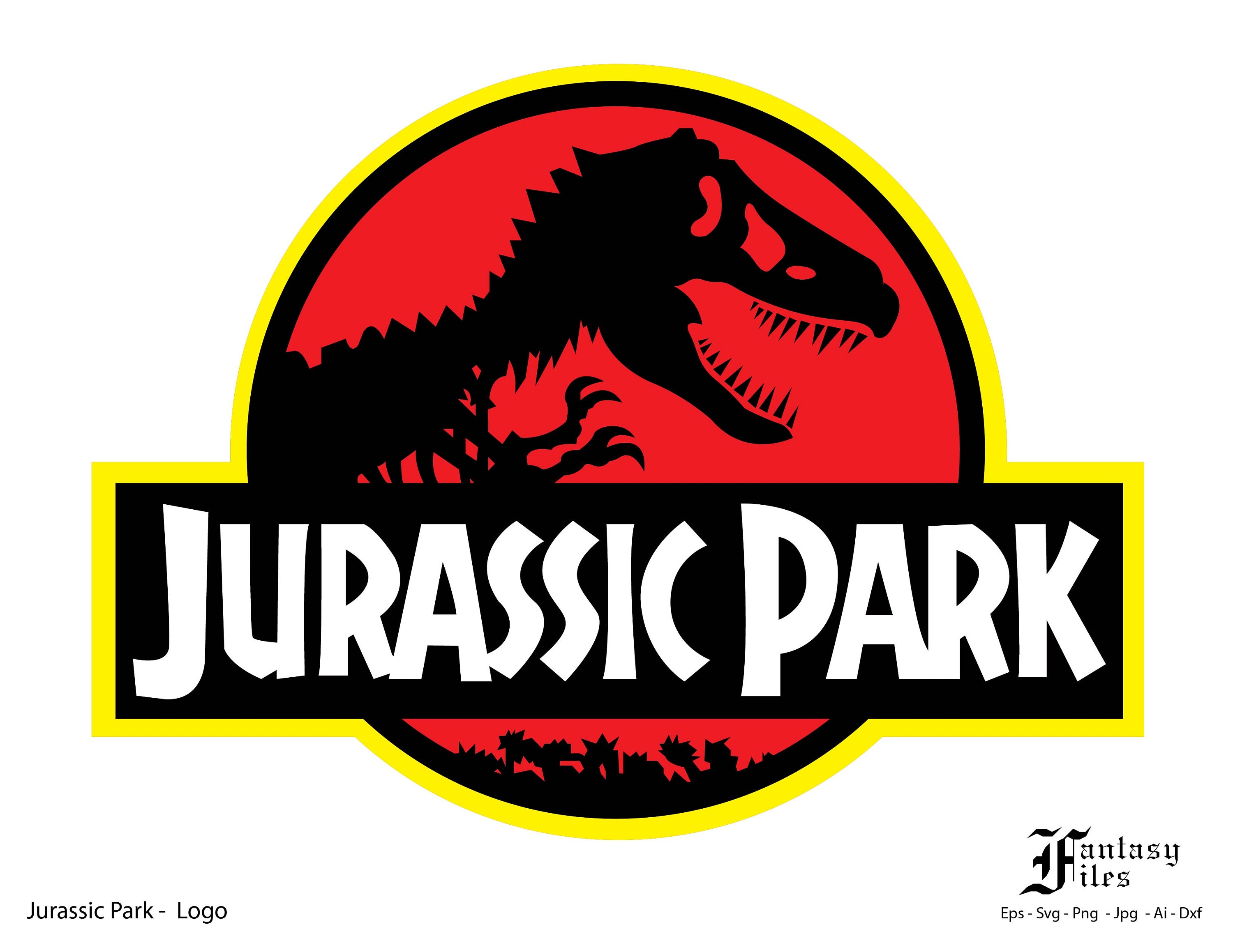 Download Jurassic Park Logo. vector. svg/png/jpg/eps/ai/dxf. Instant