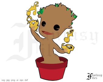 Download Groot vector | Etsy