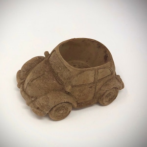 Concrete Rusted Planter Car Art Home Decor Garden Accessories