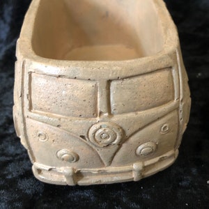 Concrete Rustic Planter Bus Art Home Decor Garden Accessories