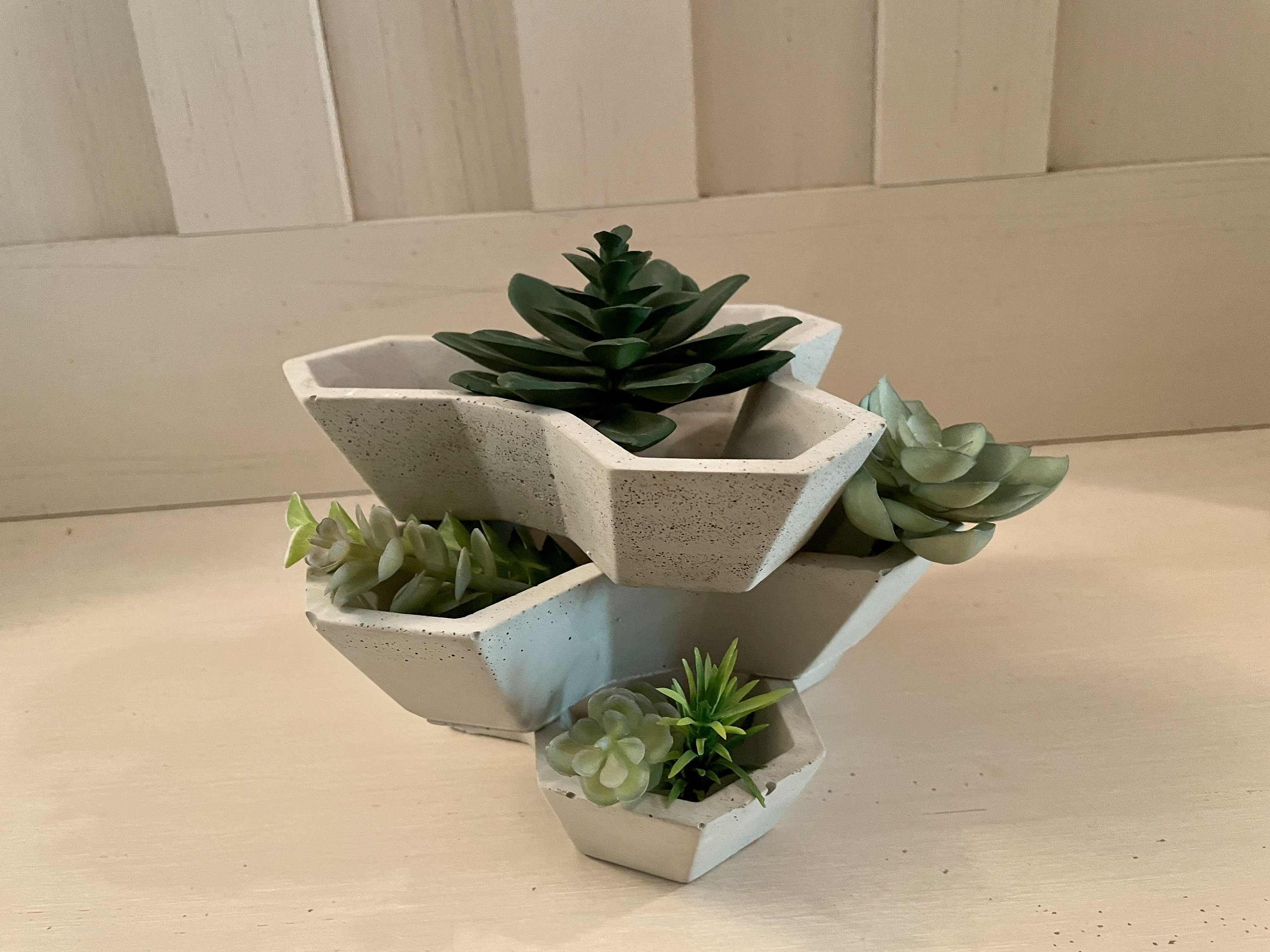 Stackable Planter for Herbs and Succulents Art Home Decor Garden  Accessories 