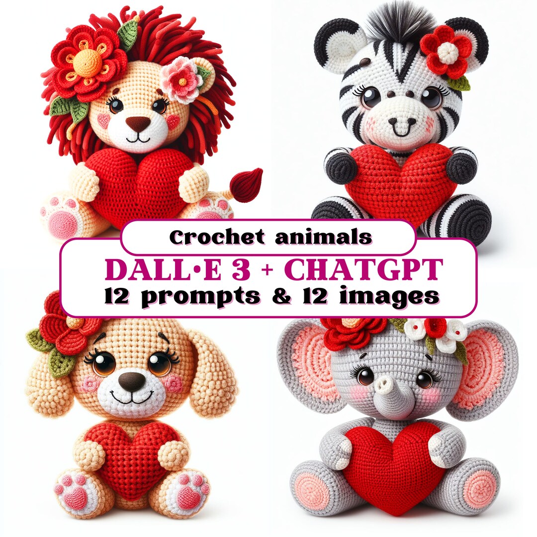 Dalle Prompt, AI Prompt, Dalle 3 Prompt, Dalle 3 Prompts, Chatgpt Prompt, Crochet Animals Prompt ...