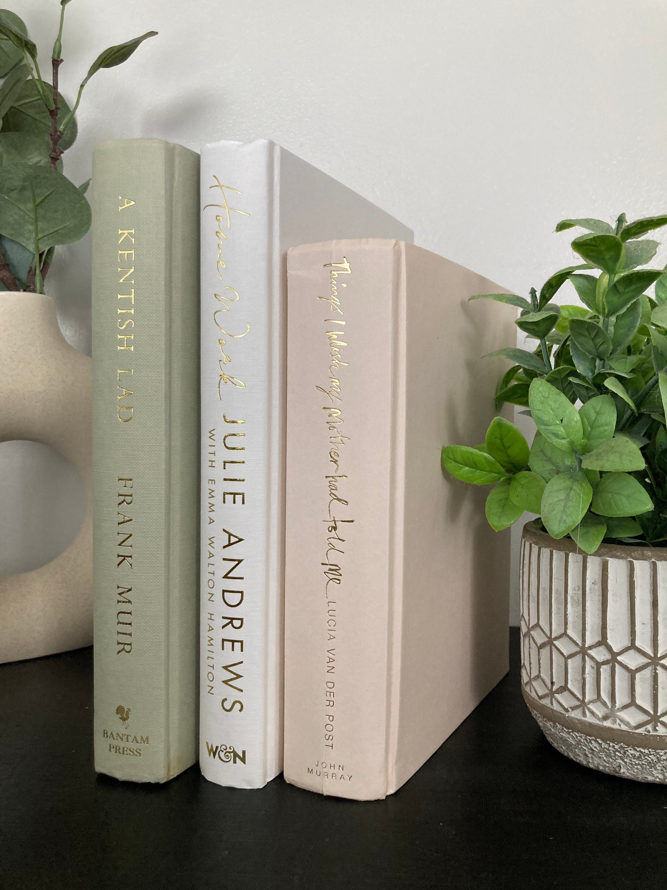 coffee table books stack