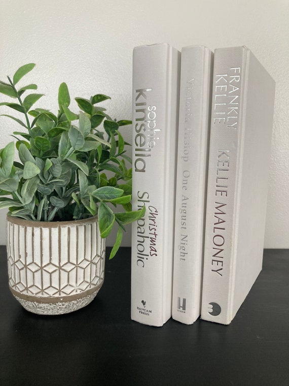 Decorative Books for Home Decor - 3 Piece Modern Hardcover Decorative Book  Set, Fashion Design Book Stack, Display Books for Coffee Tables and Shelves