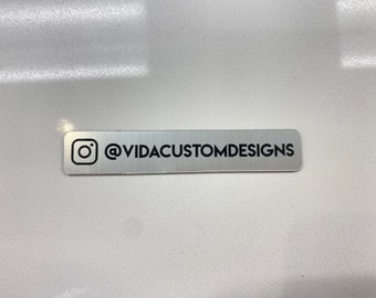 Watermark Photo Prop - photo backdrop - Username Tag - Business Tag
