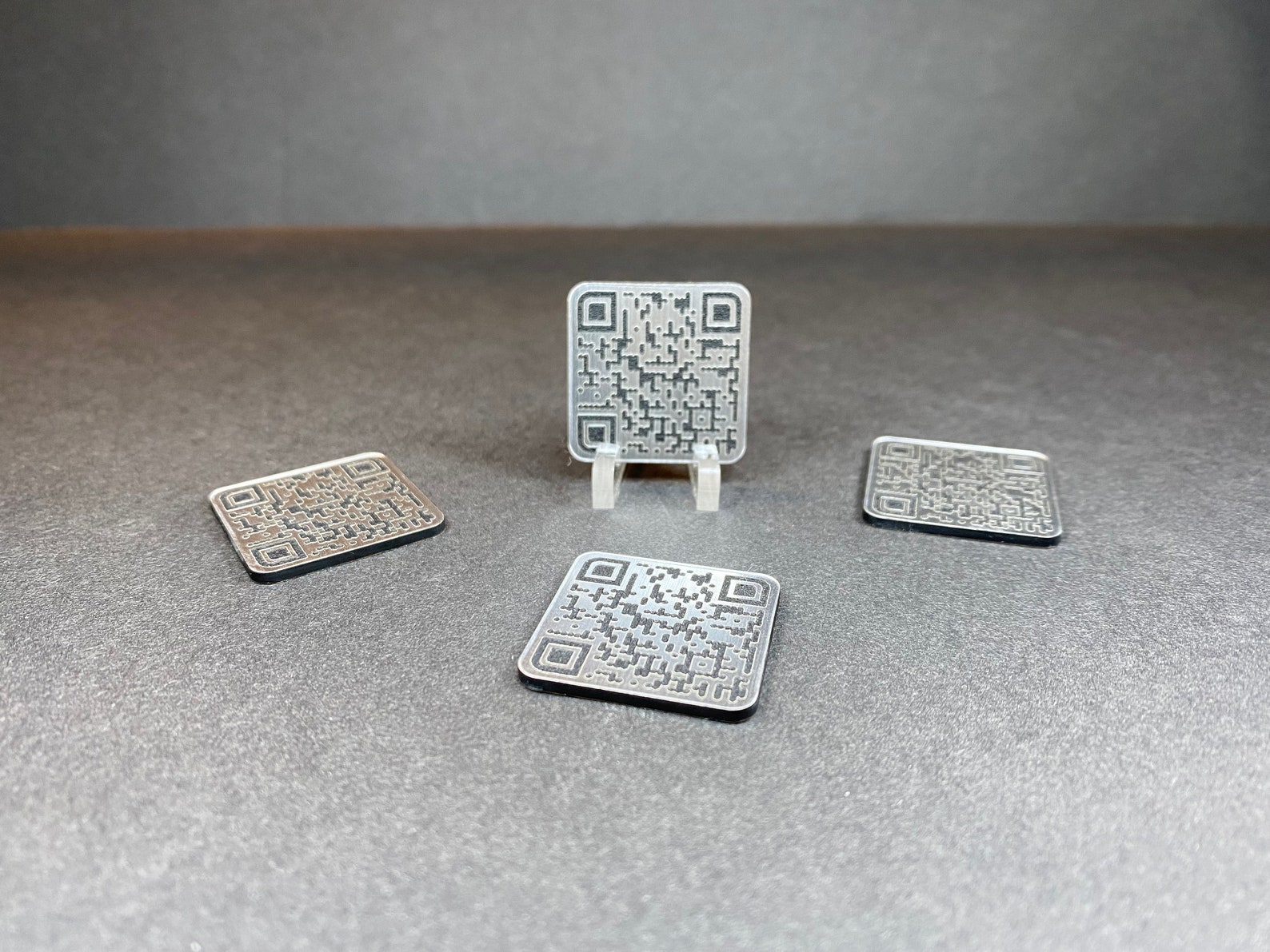Mini QR Code Tag - QR Code Card - Durable - Reusable - Restaurant ...