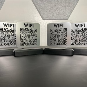 4,5 x 4,5 inch enkelzijdige, aangepaste QR-codepuck - QR-menukaart met QR-code - duurzaam - herbruikbaar - restaurant - marketing - oplossing zonder aanraken