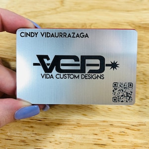 NFC Visitenkarte mit QR Code - No Touch Visitenkarte - Made in U.S.A.
